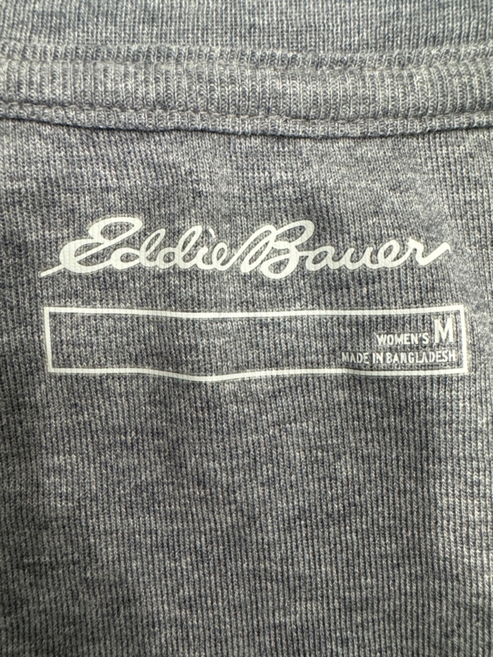 EDDIE BAUER Gray Round Neck Elbow Tee T Shirt M Medium EUC $40 - Picture 6 of 11